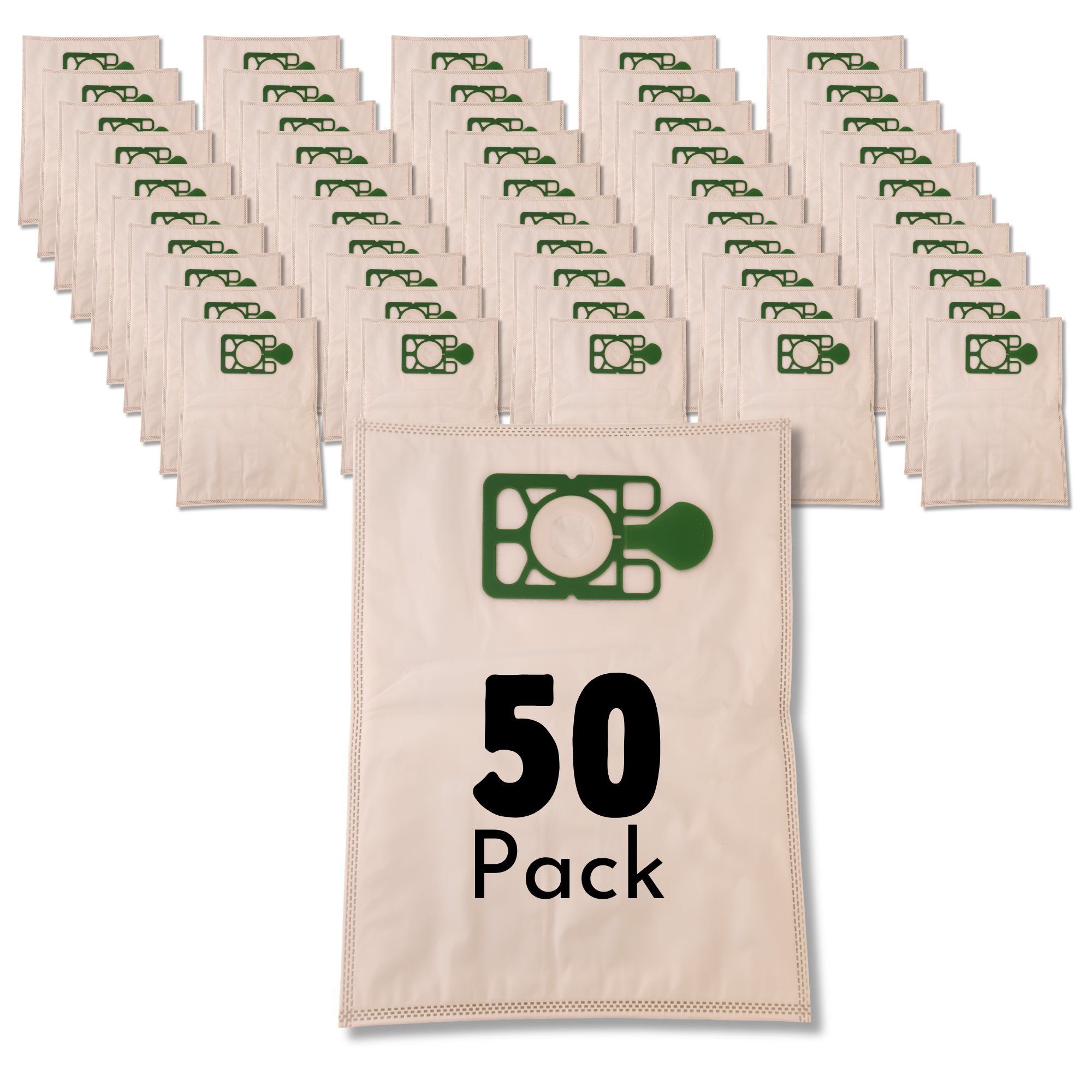 The Better Bundle 50-Pack Replacement Synthetic Allergen Vacuum Cleaner Bags for NuMatic Henry, Hetty, Basil, James – 3-Ply Filtration System Captures 99.7% of Particles – The Better Bundle. - VacBagsUSA